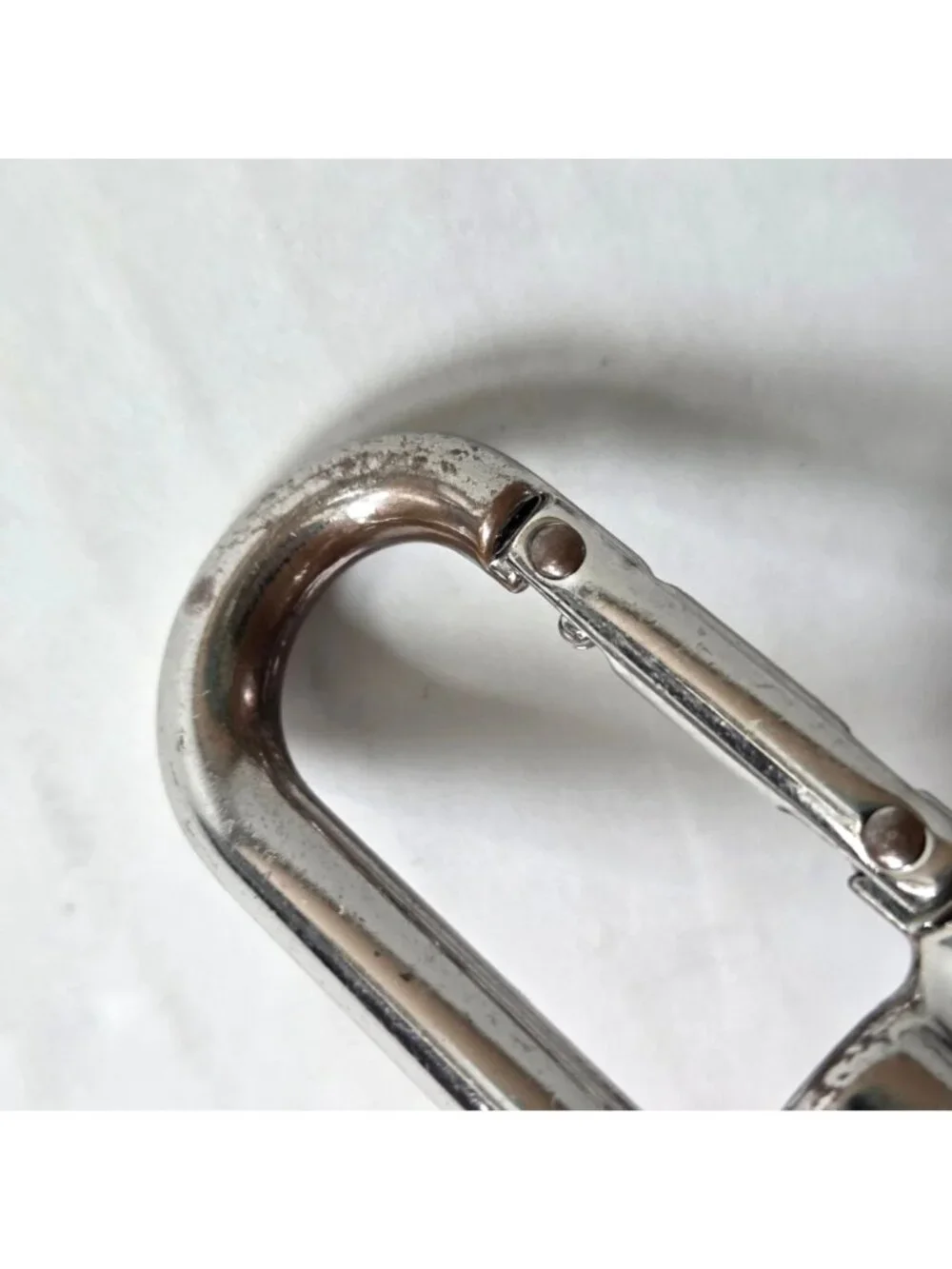 Lululemon Never Lost Keychain Pink Rose Silver Hardware 12